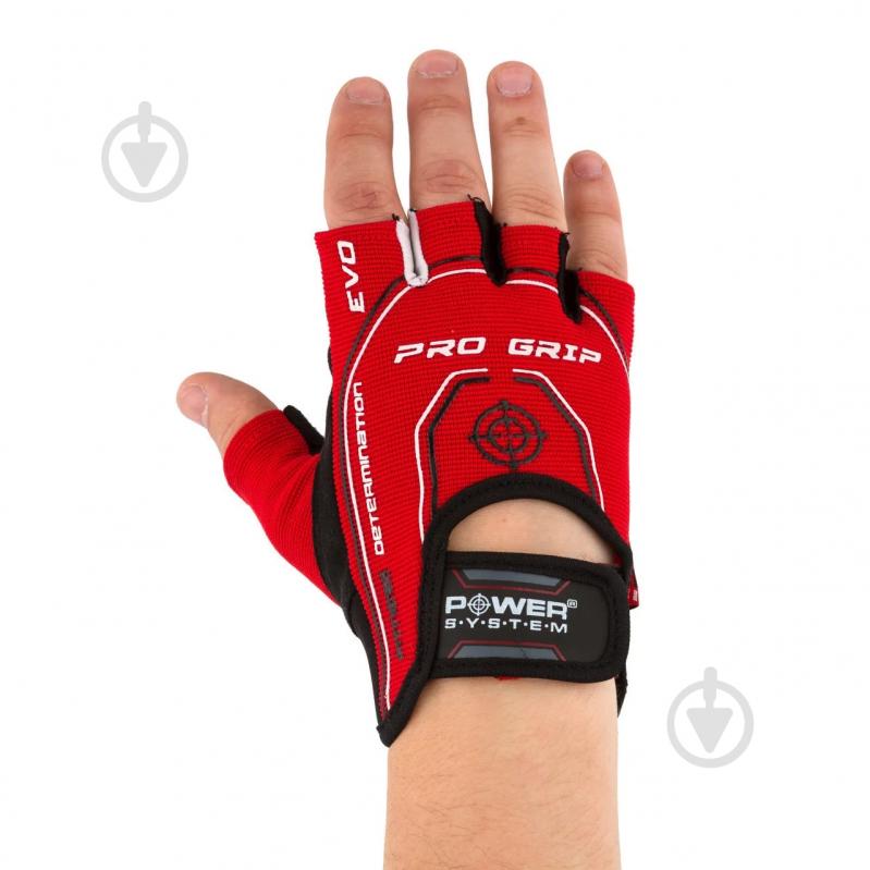 Перчатки для фитнеса Power System PS_2250E р. S красный - фото 2 Перчатки для фитнеса Power System PS_2250E р. S красный - фото 2
