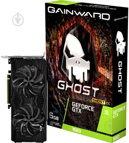 Відеокарта Gainward GeForce GTX 1660 Ghost OC 6GB GDDR5 192bit (426018336-4474) - фото 1