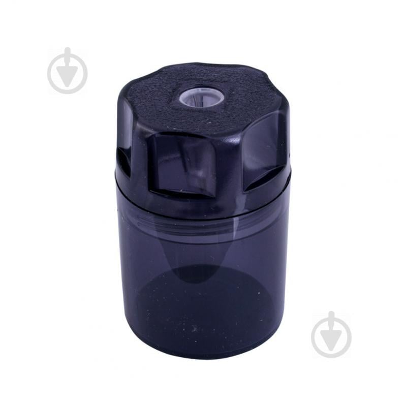 Точилка-бочонок Canister с контейнером черная 8680001S Herlitz - фото 1