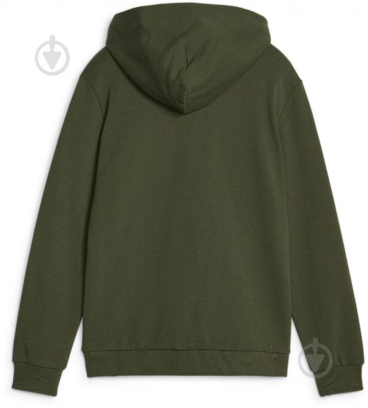 Джемпер Puma DOWNTOWN LOGO HOODIE TR B 62159531 р.164 зелений - фото 2