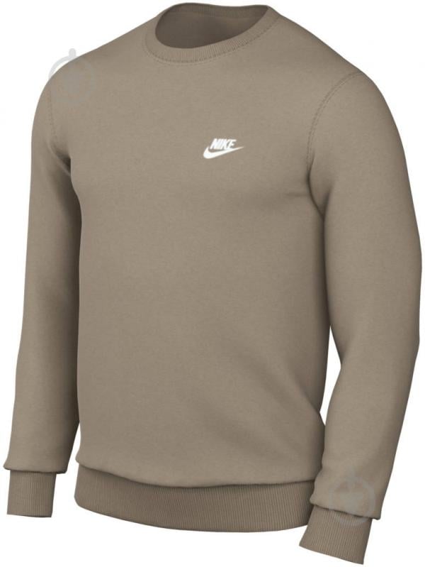 Світшот Nike M NSW CLUB CRW BB BV2662-247 р.XL бежевий - фото 8