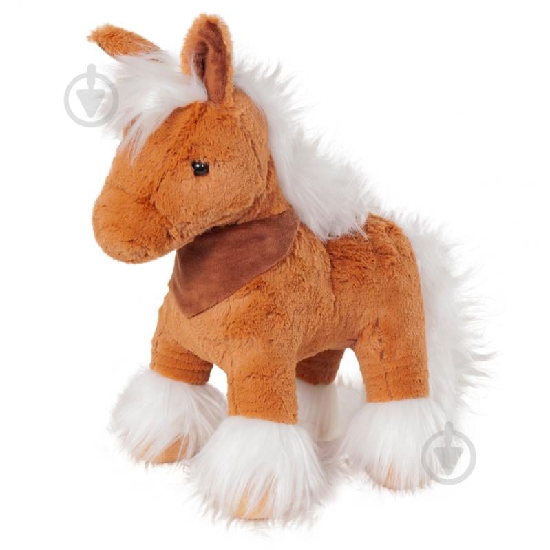 Мягкая игрушка Stip Лошадь с косынкой 35 см бежевый - фото 1 Мягкая игрушка Stip Лошадь с косынкой 35 см бежевый - фото 1