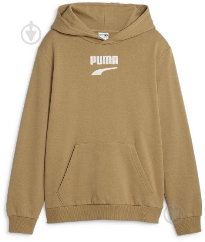 Джемпер Puma DOWNTOWN LOGO HOODIE TR B 62159585 коричневый - фото 1