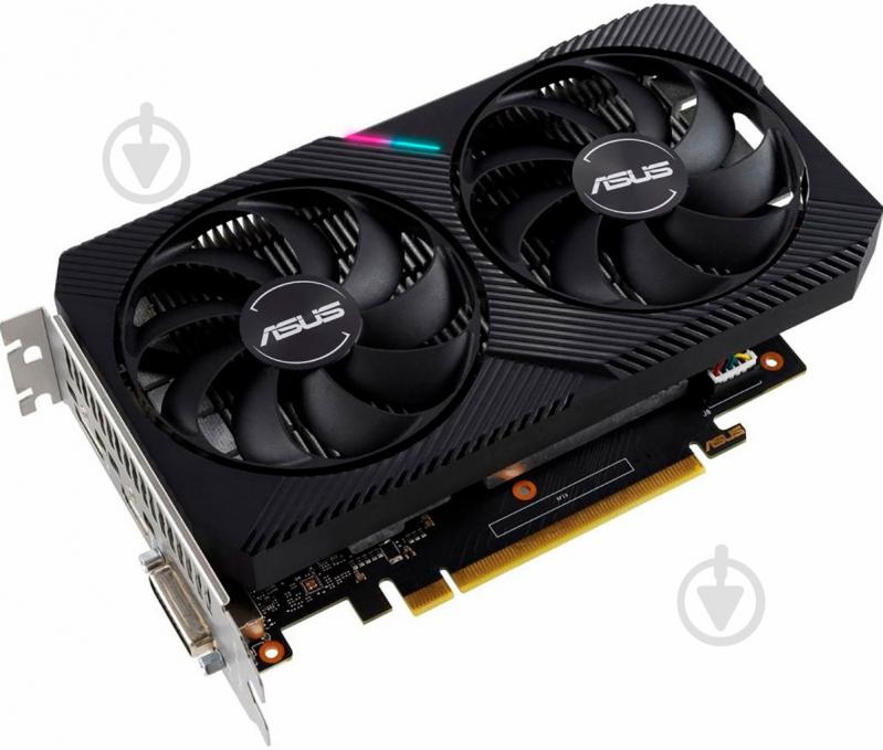 Відеокарта Asus GeForce GTX 1650 4GB GDDR6 128bit (DUAL-GTX1650-4GD6-MINI) - фото 3