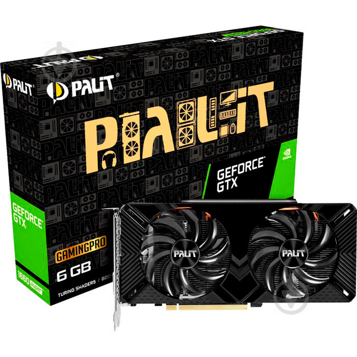 Видеокарта Palit GeForce GTX 1660 Super GamingPro 6GB GDDR6 192bit (NE6166S018J9-1160A) - фото 1