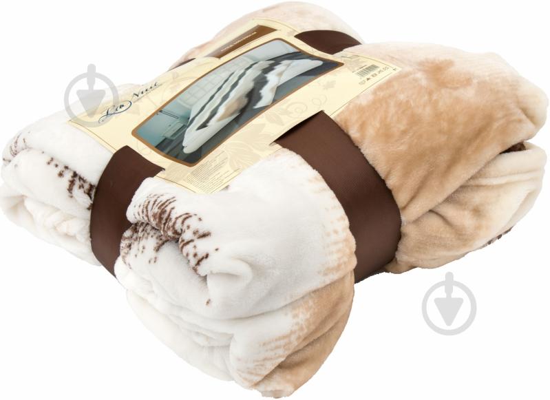 Плед Омбре 220x240 см бежевый La Nuit - фото 3