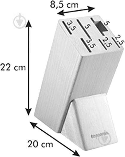 Блок для ножів NOBLESSE 869512 Tescoma - фото 2