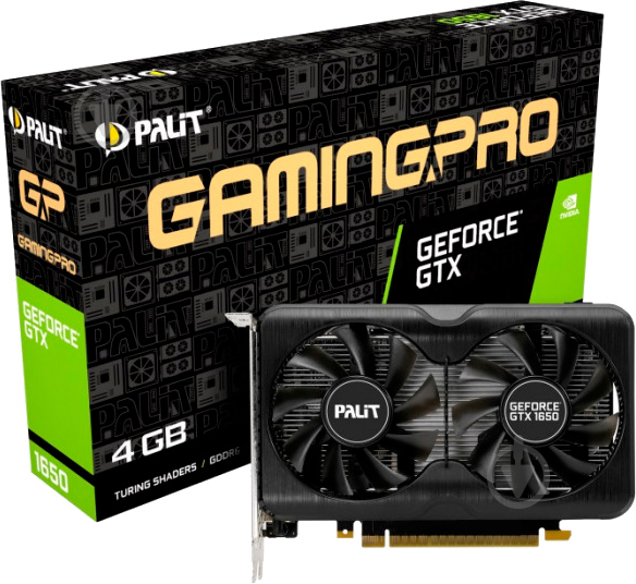 Відеокарта Palit GeForce GTX 1650 4GB GDDR6 128bit (NE6165001BG1-166A) - фото 2