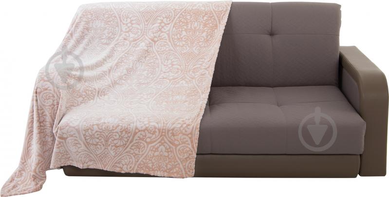 Плед Supersoft Вензель 160x200 см бежевый La Nuit - фото 1