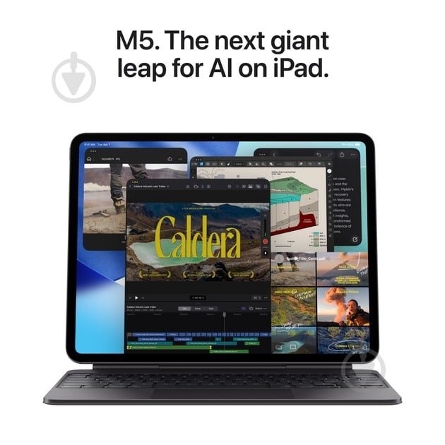 Планшет Apple iPad Pro 2025 13" 16/2TB Wi‑Fi + Cellular Space Black (ME8M4TY/A) - фото 4 Планшет Apple iPad Pro 2025 13" 16/2TB Wi‑Fi + Cellular Space Black (ME8M4TY/A) - фото 4