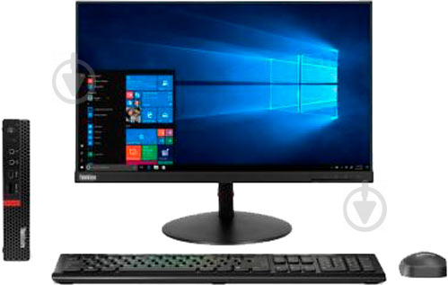 Неттоп Lenovo ThinkCentre M720q Tiny (10T700AMRU) black - фото 2