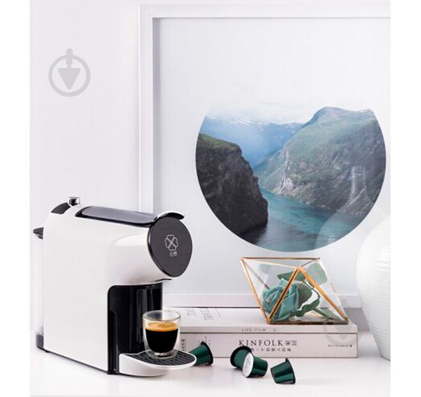 Кофеварка капсульная Scishare S1102 White - фото 7