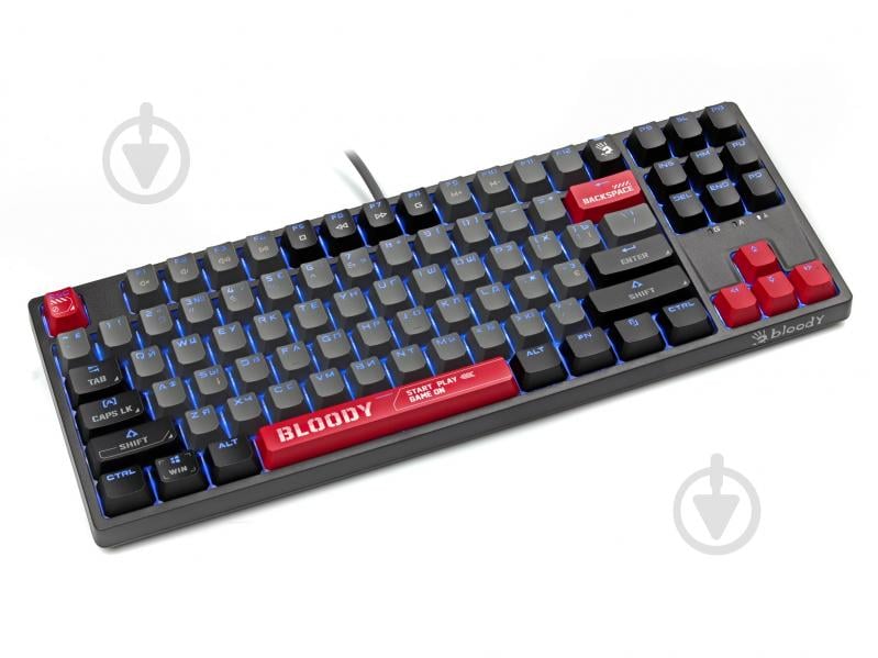 Клавіатура ігрова BLOODY BLMS TKL Switch Energy Red (S87) red/black - фото 3