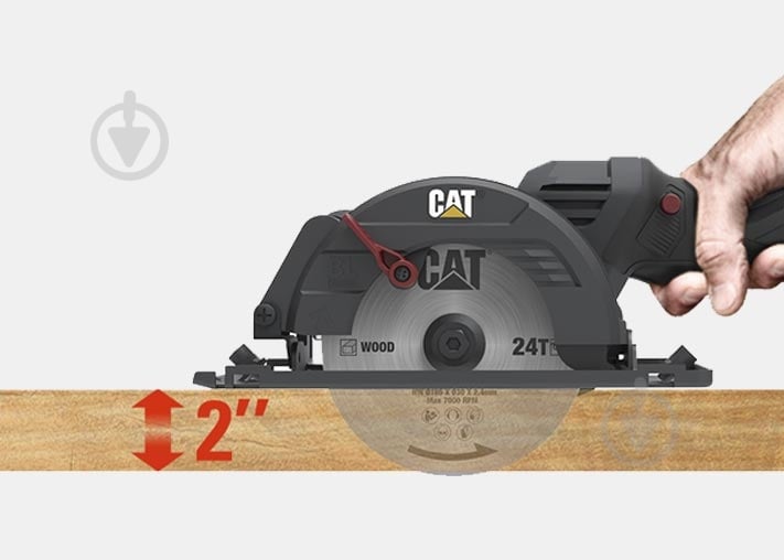 Пила циркулярная CAT DX5010B - фото 4 Пила циркулярная CAT DX5010B - фото 4