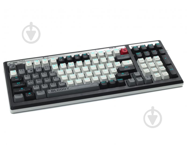 Клавиатура игровая BLOODY B950 RGB (Warrior Grey) (B950 RGB) LK Libra Brown Switch black/grey - фото 3