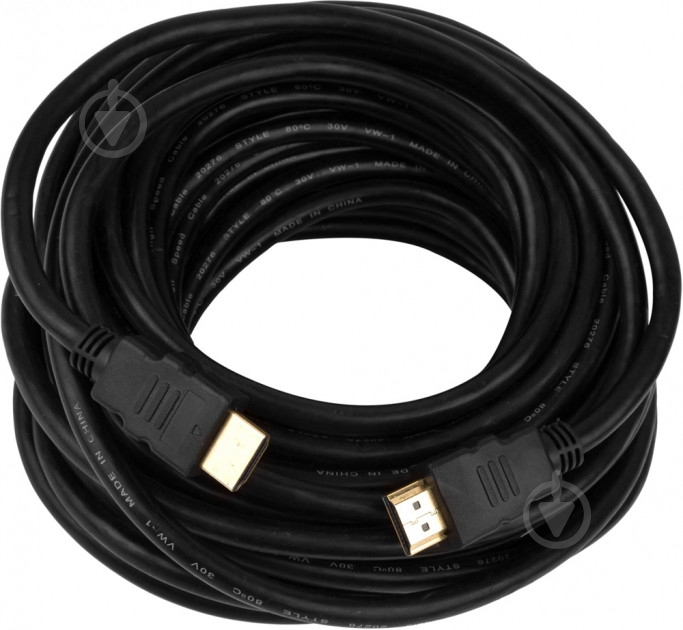 Кабель CHARMOUNT HDMI – HDMI 10 м черный (HDMI 1010) - фото 2