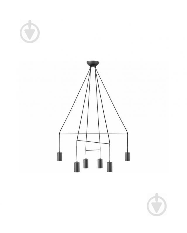 Люстра подвесная Nowodvorski Imbria 6x35 Вт GU10 черный 9677 - фото 1