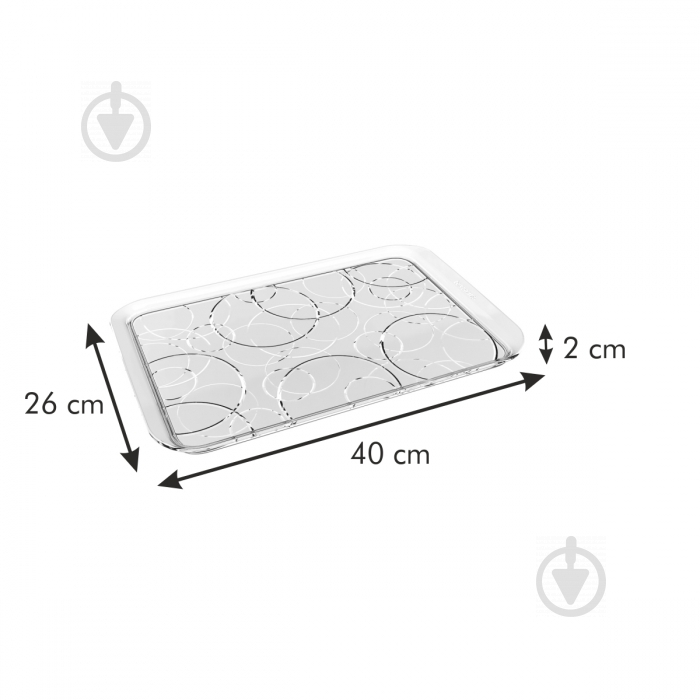 Поднос Tescoma Glance кола 664648 - фото 2