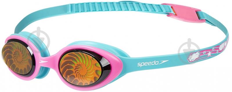 Очки для плавания Speedo Illusion 3D 8-11597C621 one size голубой/розовый - фото 1