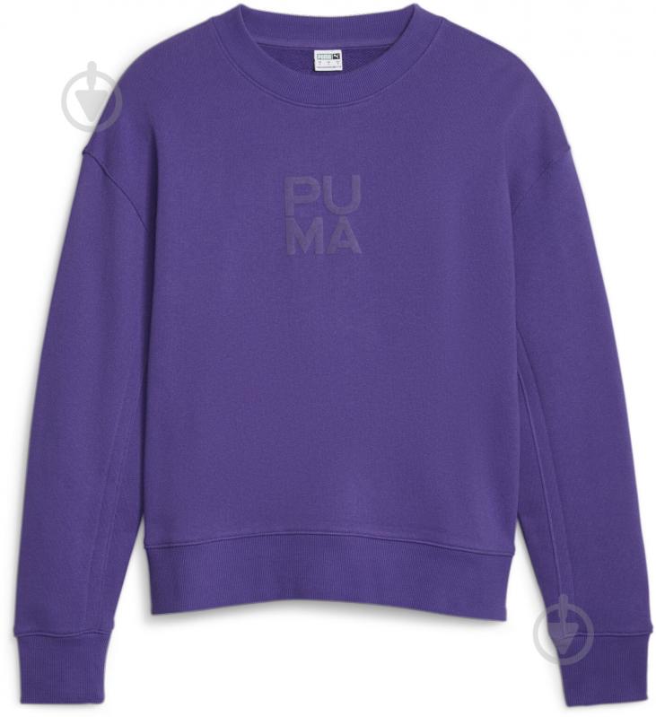 Свитшот Puma INFUSE CREW TR 62167218 р.XS фиолетовый - фото 1