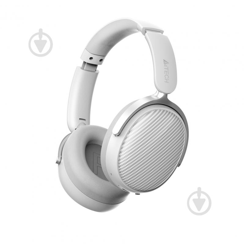 Наушники A4Tech ANC Bluetooth 5.3 Wireless white (BH350C) - фото 3