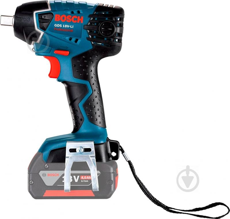 Гайковерт ударний акумуляторний Bosch Professional GDS 18 V-LI 06019A1S0K - фото 2