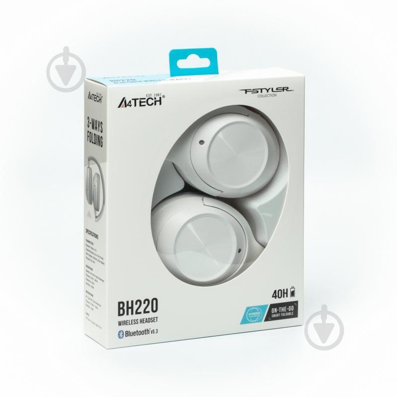 Навушники A4Tech white (BH220) - фото 8