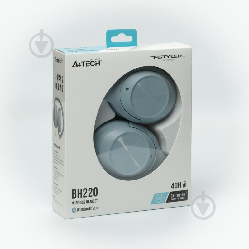 Наушники A4Tech blue (BH220) - фото 8 Наушники A4Tech blue (BH220) - фото 8