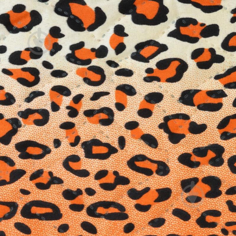 Покрывало Леопард 160x215 см оранжевый с черным - фото 2 Покрывало Леопард 160x215 см оранжевый с черным - фото 2