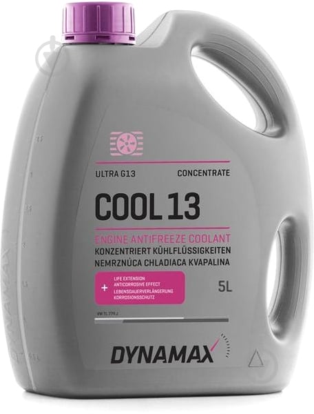 Антифриз DYNAMAX Cool Ultra G13 5 л рожевий - фото 1