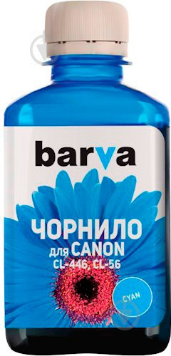 Чорнило Barva CANON I-BAR-CCL446-180-С cyan - фото 1