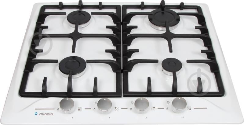 Варочная поверхность газовая Minola MGM 61024 WH - фото 2 Варочная поверхность газовая Minola MGM 61024 WH - фото 2