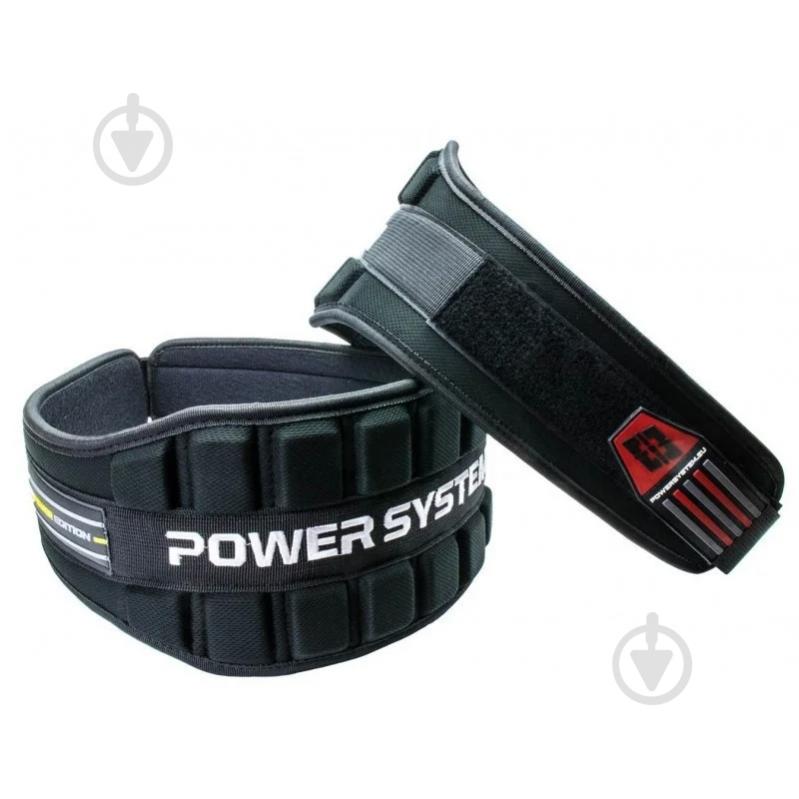 Пояс для тяжелой атлетики Power System PS_3230_M_Bl/Yellow M черно-желтый - фото 5
