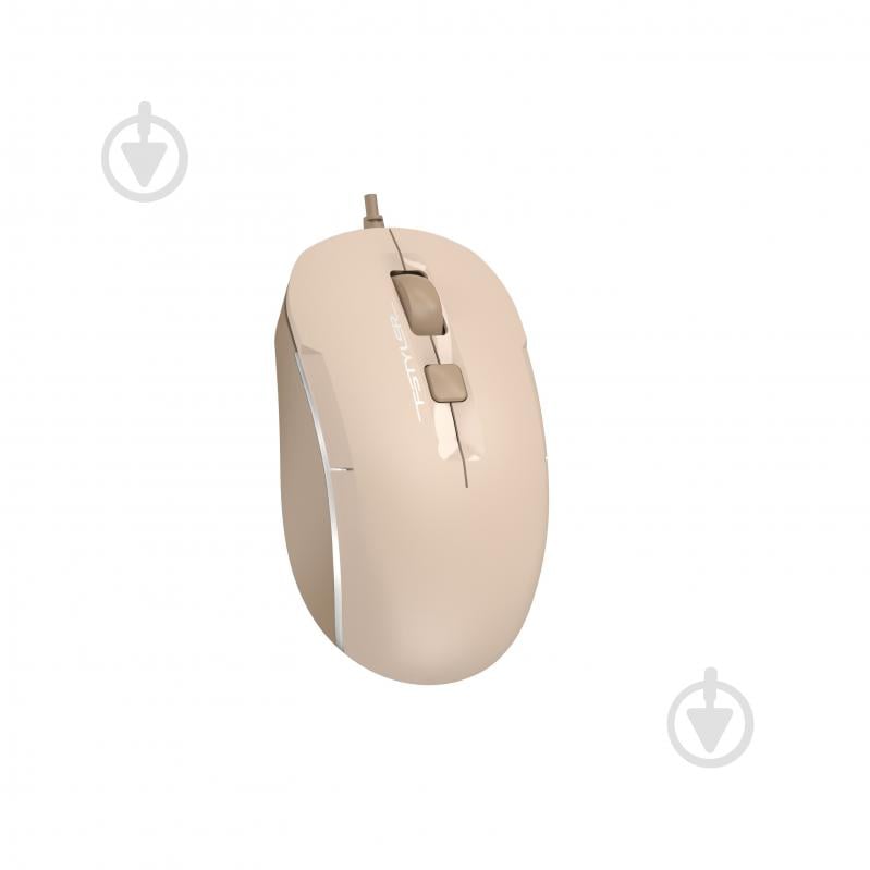 Мышка A4Tech белая подсветка, USB, 1600 dpi beige (FM26) - фото 6