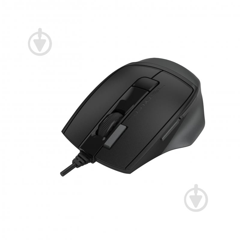 Мышка A4Tech бесшумно, USB, 2400 dpi black/grey (FM45S Air) - фото 2