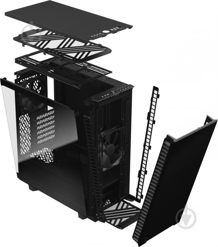 Корпус Fractal Design Define 7 Compact Dark Tempered Glass Black (FD-C-DEF7C-02) - фото 23