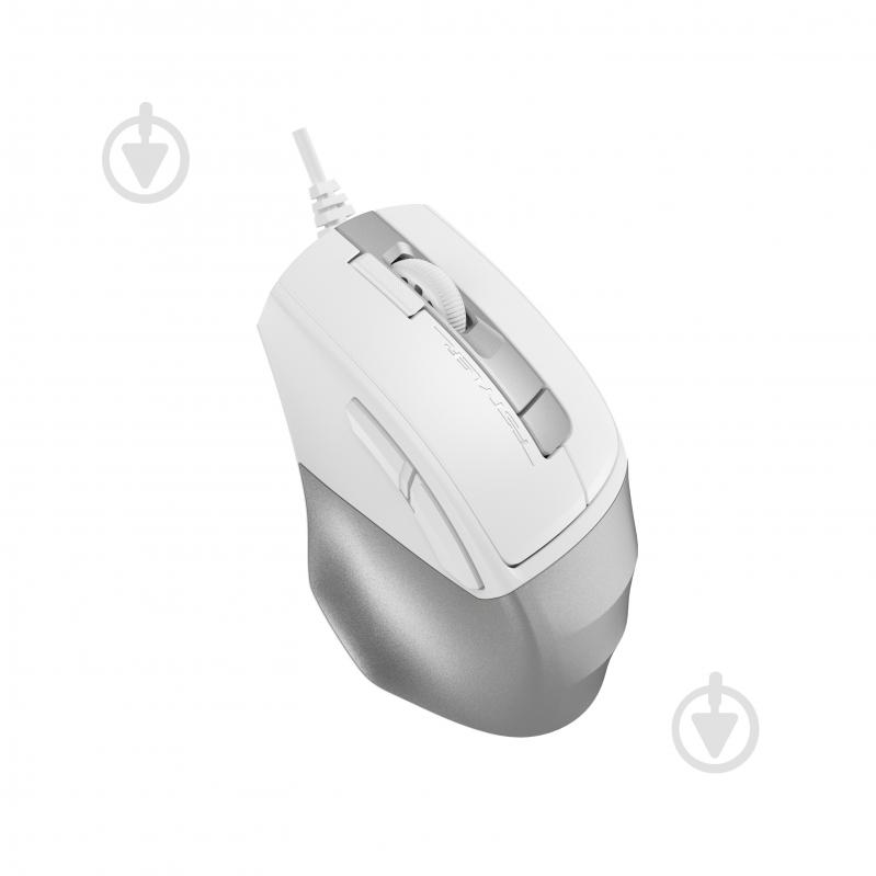 Мышка A4Tech бесшумно, USB, 2400 dpi white/grey (FM45S Air) - фото 6