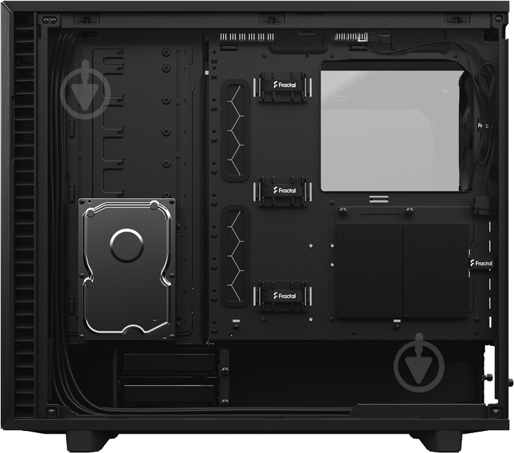 Корпус Fractal Design Define 7 Dark Tempered Glass Black (FD-C-DEF7A-03) - фото 23