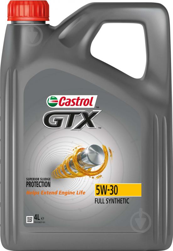 Моторне мастило Castrol GTX 5W-30 4 л (CS5W30GTX4L) - фото 1