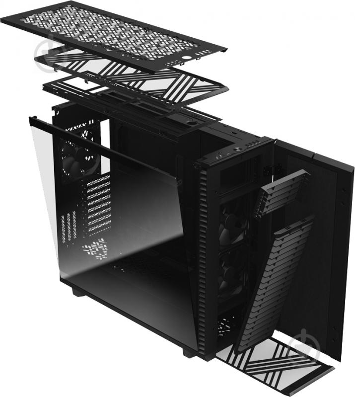 Корпус Fractal Design Define 7 XL Dark Tempered Glass Black (FD-C-DEF7X-03) - фото 26