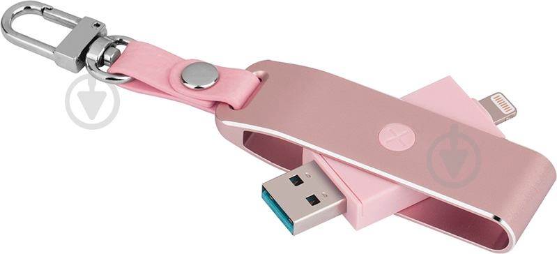 Кардридер MOMAX Elite lightning card reader (CL1L2) rose gold - фото 1