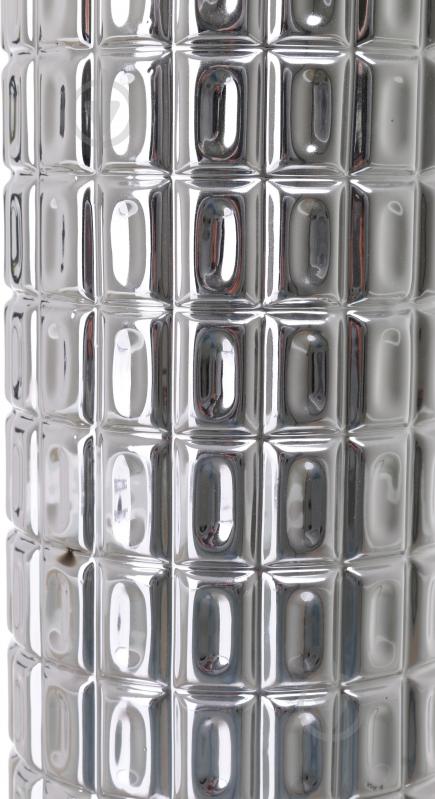 Ваза керамічна Silver 13x13x30 см 30 см срібна JOL20S155S - фото 3 Ваза керамічна Silver 13x13x30 см 30 см срібна JOL20S155S - фото 3