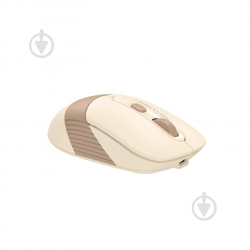 Мишка бездротова A4Tech безшумна 2000 dpi beige (FG10CS Air) - фото 3