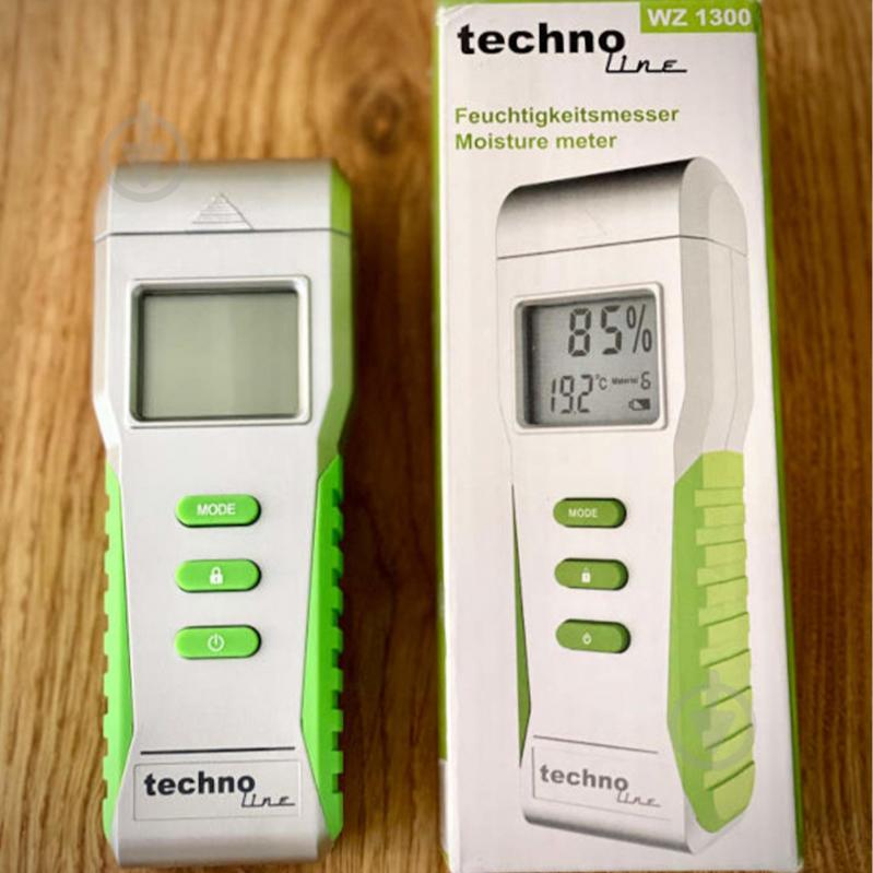 Влагомер Silver/Green (WZ1300) Technoline - фото 6