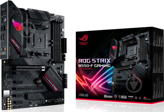 Материнська плата Asus STRIX B550-F GAMING (Socket AM4, AMD B550, ATX) - фото 5