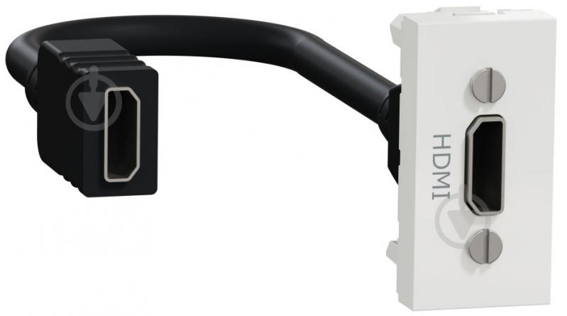 ᐉ  HDMI Schneider Electric Unica New 1 модуль белый NU343018 .