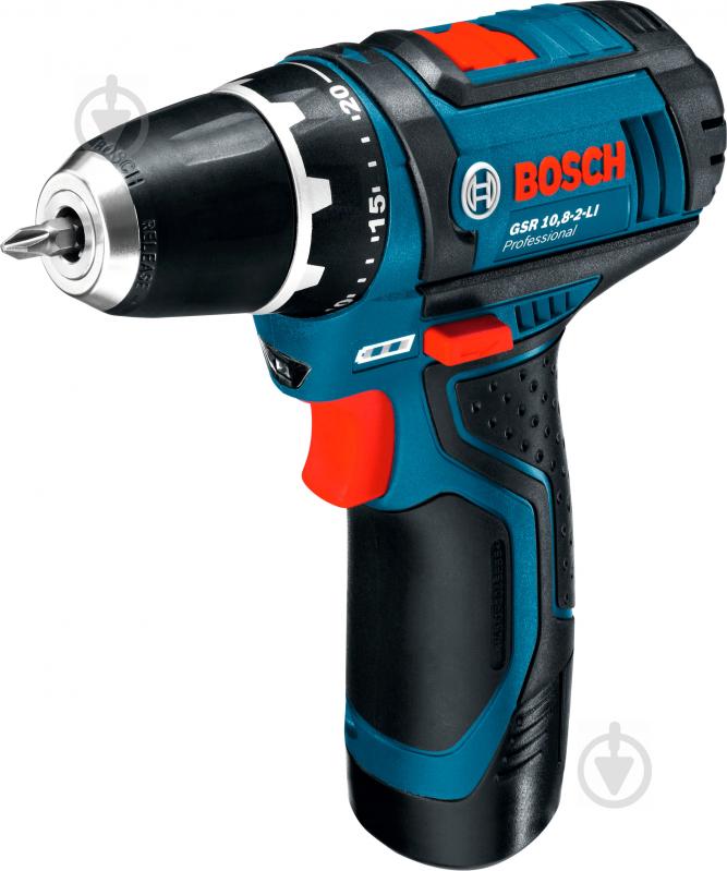 Набор инструментов Bosch Professional 3 в 1 GSR 10,8-2-LI + GSA 10,8 V-LI + GLI PowerLED 0615990G02 - фото 2