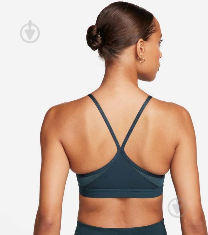 Бра Nike W NK INDY V-NECK BRA CZ4456-328 р.L серый - фото 2