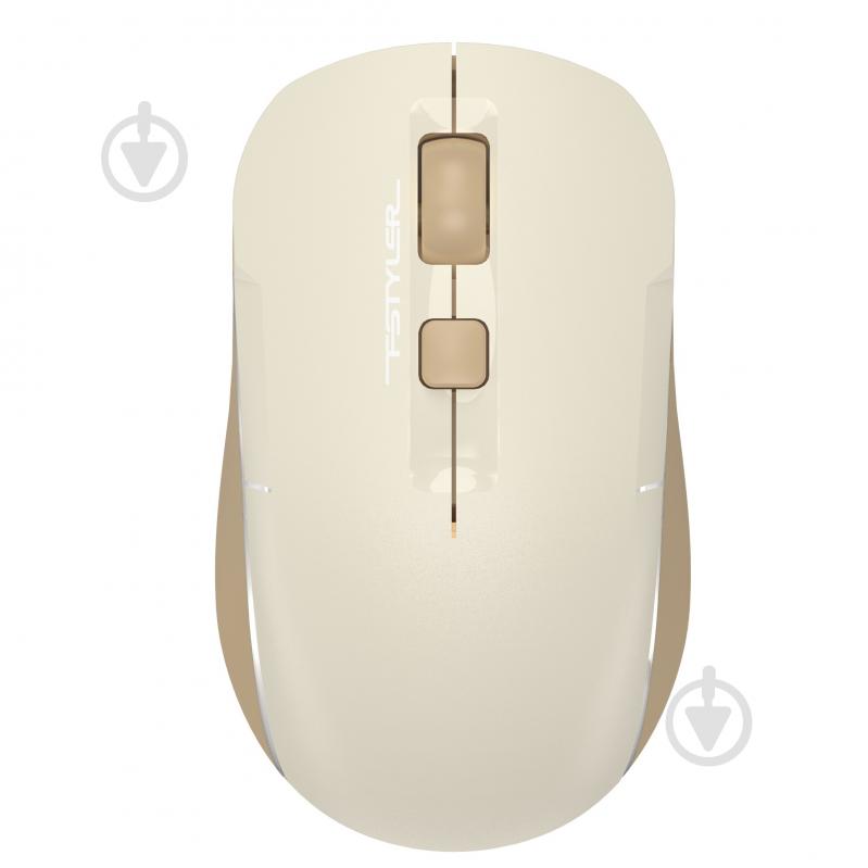 Мышь A4Tech бесшумная BT+RF (Combo) beige (FB26CS Air) - фото 1