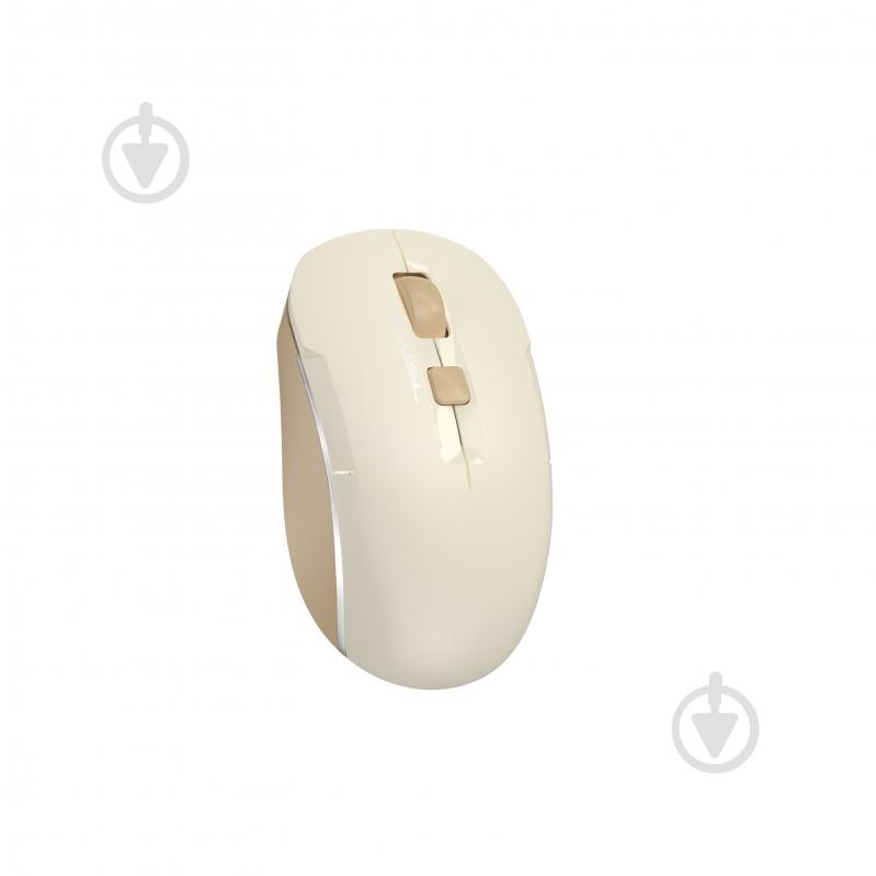 Мышь A4Tech бесшумная BT+RF (Combo) beige (FB26CS Air) - фото 6